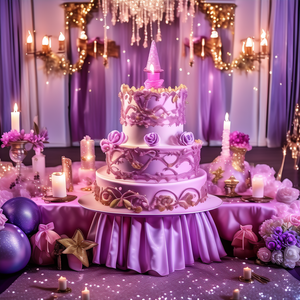 AI-designed elegant crown birthday template with golden accents